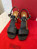 Pre Loved Valentino Garavani Rockstud Ankle Strap Sandals UK 5