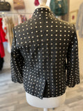 Zadig & Voltaire Studded Leather Jacket Fr34 U.K. 6