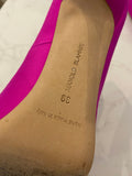 Pre Loved Manolo Blahnik Cerise Heels UK6