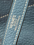 Pre Loved Hermes Bolide in Blue Jean Leather with Palladium Hardware