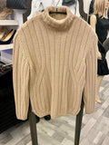 Pre Loved Burberry Beige Wool Sweater