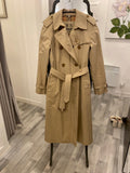 Pre Loved Burberry "The Waterloo" Trench Coat Size UK4 (fits uk6)