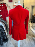 Frame Red Velvet Blazer UK12