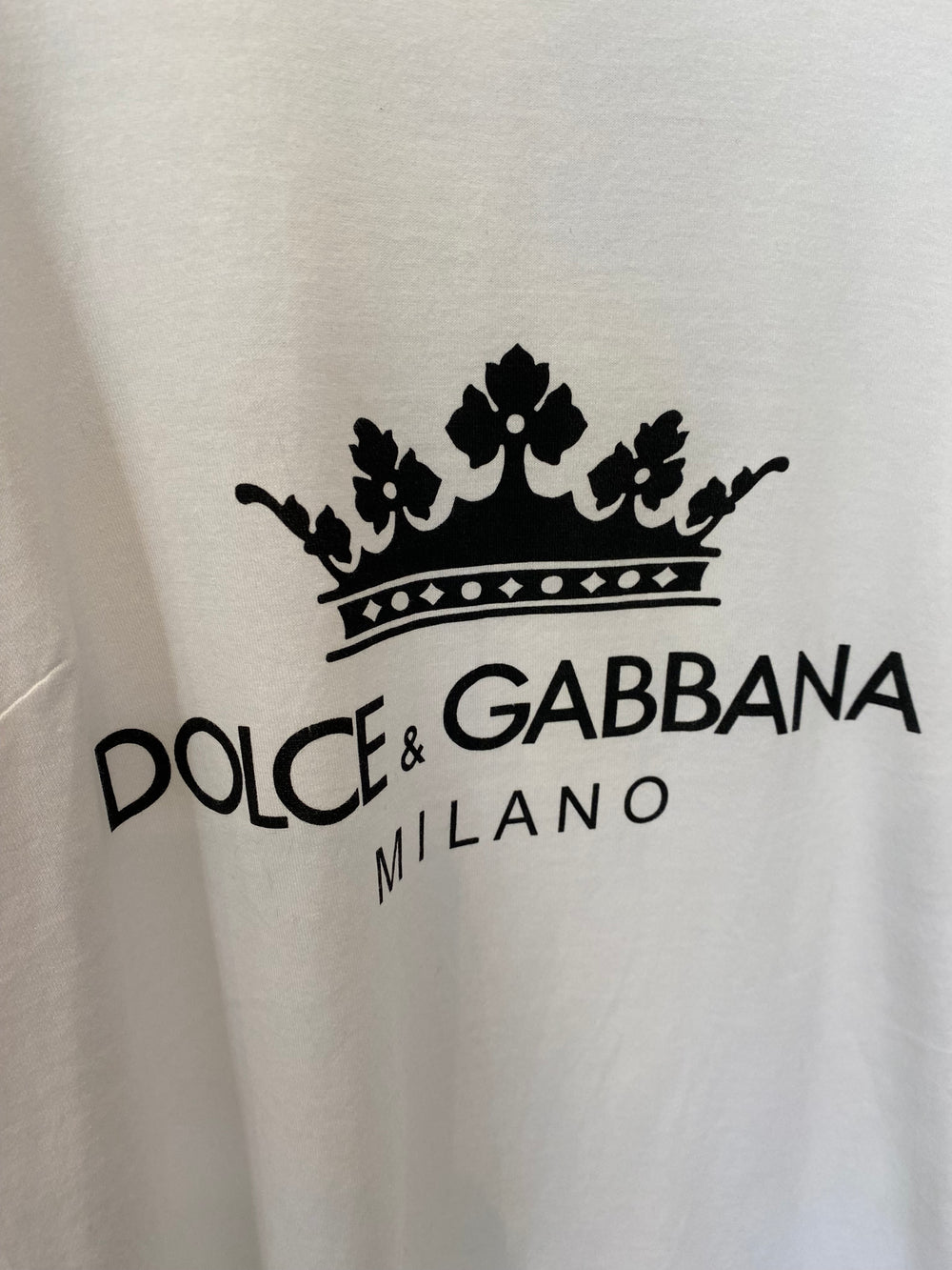 Dolce & Gabbana White Rhinestone T-Shirt size 36 - fits uk6