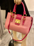 Pre Loved Miu Miu Pink Madras Two Way Bag