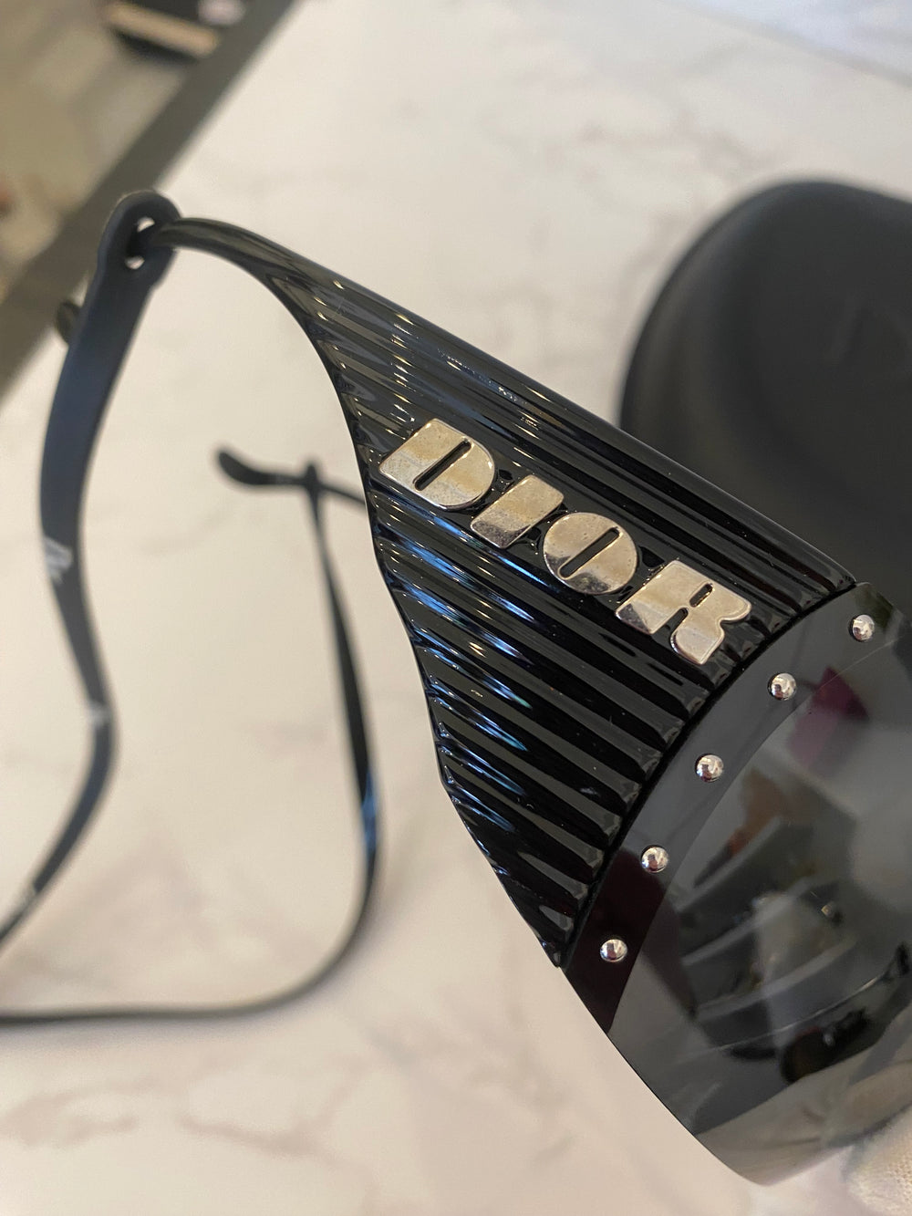 Pre Loved Vintage Christian Dior Dior Bike 4 Wrap Galliano Sunglasses (excellent)