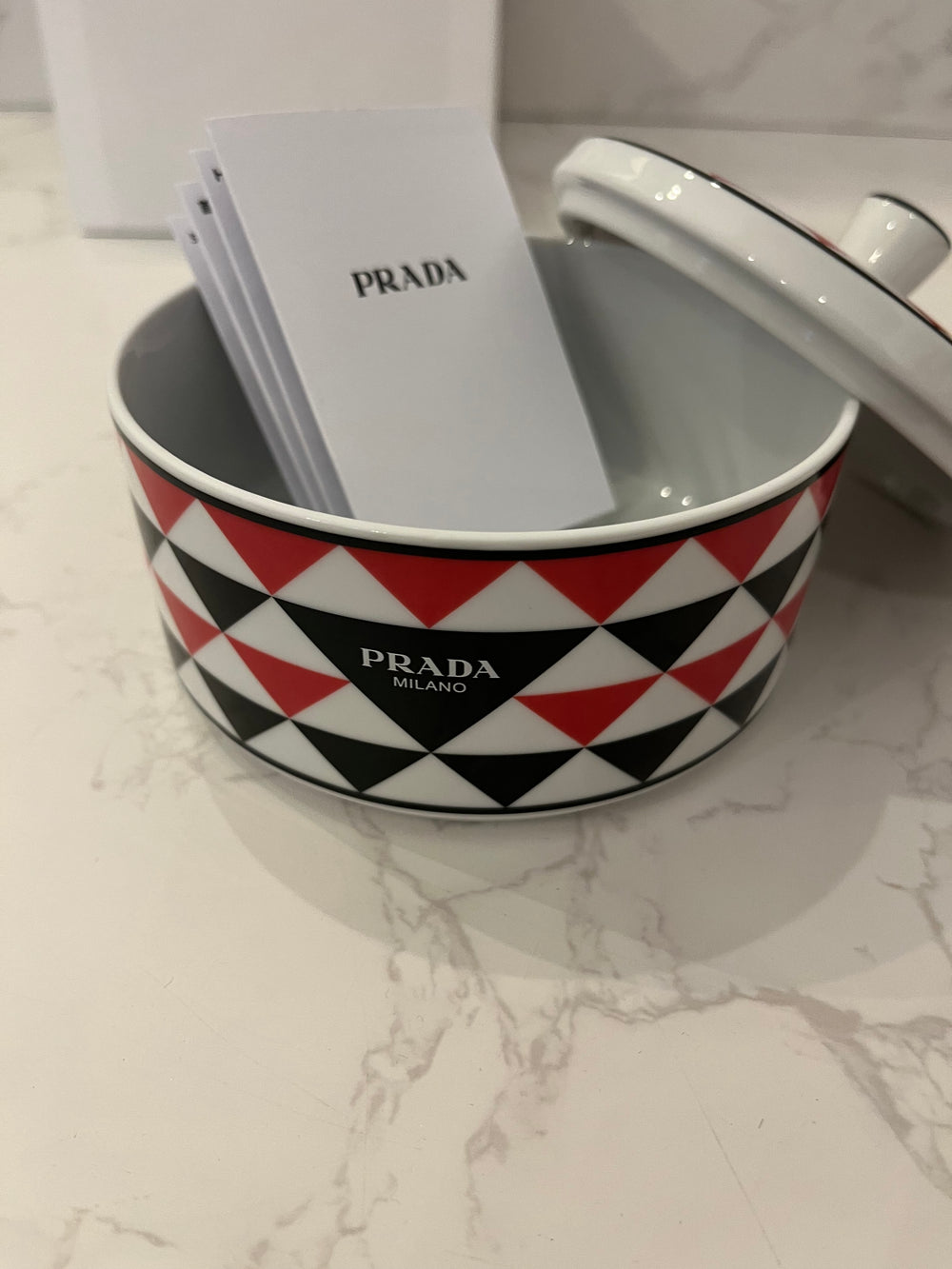 Pre Loved Prada Ceramic Trinket Dish (New)