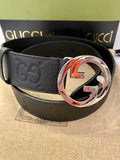 Pre Loved Gucci Goldie Black Calf Leather Belt size 85mm (new with tags)