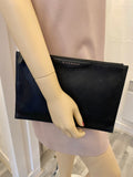 Pre Loved Givenchy Black Leather Antigonia Clutch