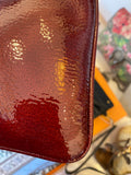 Vivienne Westwood Margate Clutch/Pouch in Bordeaux Patent