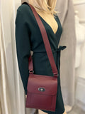Pre Loved Mulberry Small Antony in Black Cherry (New)
