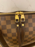 Pre Loved Louis Vuitton Duomo Handbag in Damier Ebene Coated Canvas (excellent)