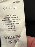 Gucci Black Wool & Silk Skirt Gold GG Accent IT 40 UK 8