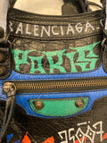 Pre Loved Balenciaga Black Graffiti City Classic (excellent)