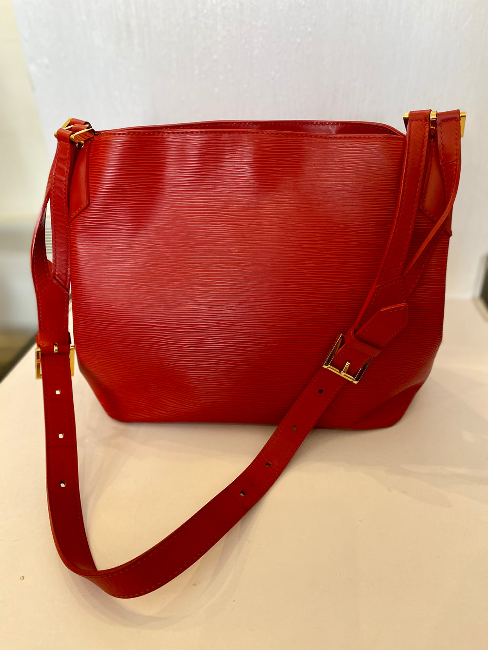 Pre Loved Louis Vuitton  Vintage Red Epi Leather Mandala Tote