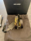 Saint Laurent YSL Double Wrap Bracelet Small