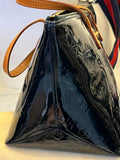 Louis Vuitton Bellvue Monogram Vernis Patent in Blue Nuit