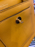 Pre Loved Mulberry Small Antony in Ochre Yellow Grained Leather - Excellent