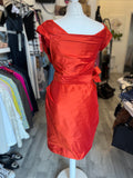 Pre Loved Vivienne Westwood 100% Silk Taffeta Dress in Red