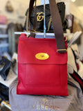 Mulberry Large Antony in Red Grained Leather