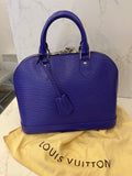 Pre Loved Louis Vuitton Alma PM in Purple Epi Leather (excellent)