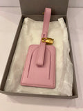 Pre Loved Mulberry Lilac Blossom Heavy Grain  Leather Padlock Luggage Tag (new)