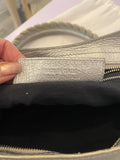 Pre Loved Balenciaga Le City in Silver Leather