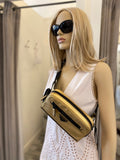 Pre Loved  Prada Gold Saffiano Belt Bag (as new)