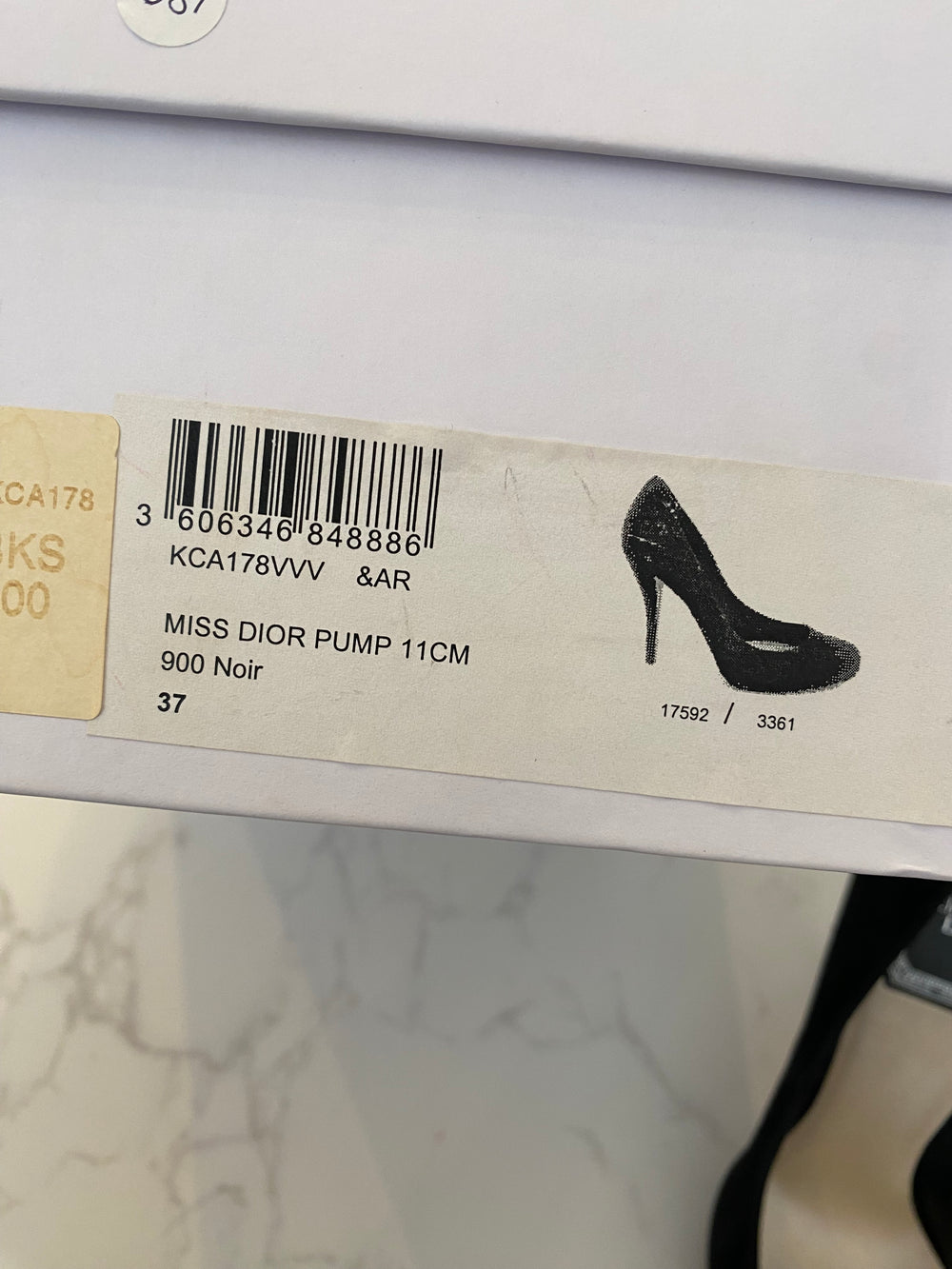 Pre Loved Christian Dior Miss Dior Black Suede Heels UK 4