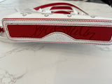 Pre Loved Christian Louboutin Cabata Nano Bag in White - excellent