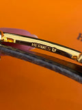 Hermes H Reversible Leather Belt in Tan & Black 75cm fits UK8