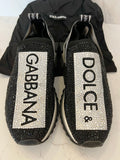 Pre Loved Dolce & Gabbana Diamanté Crystal Trainers uk5
