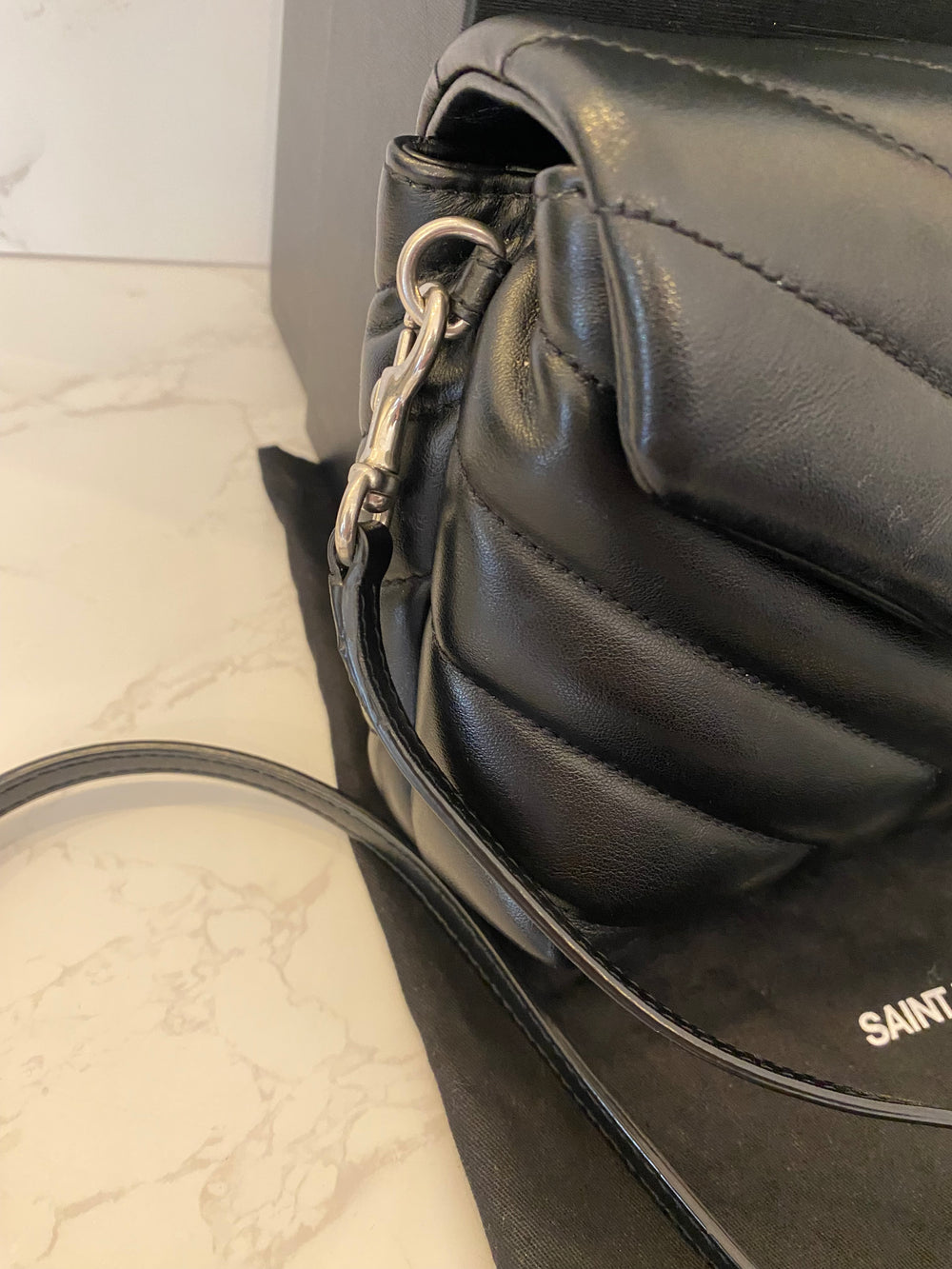 Pre Loved Saint Laurent Loulou Toy Bag in Black (excellent)