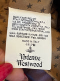 Pre Loved Vivienne Westwood Taffeta Dress In Mauve & Gold