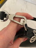 Pre Loved Longchamp Black Leather Pochette (excellent)