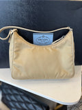Prada re-edition 2005 beige nylon shoulder bag