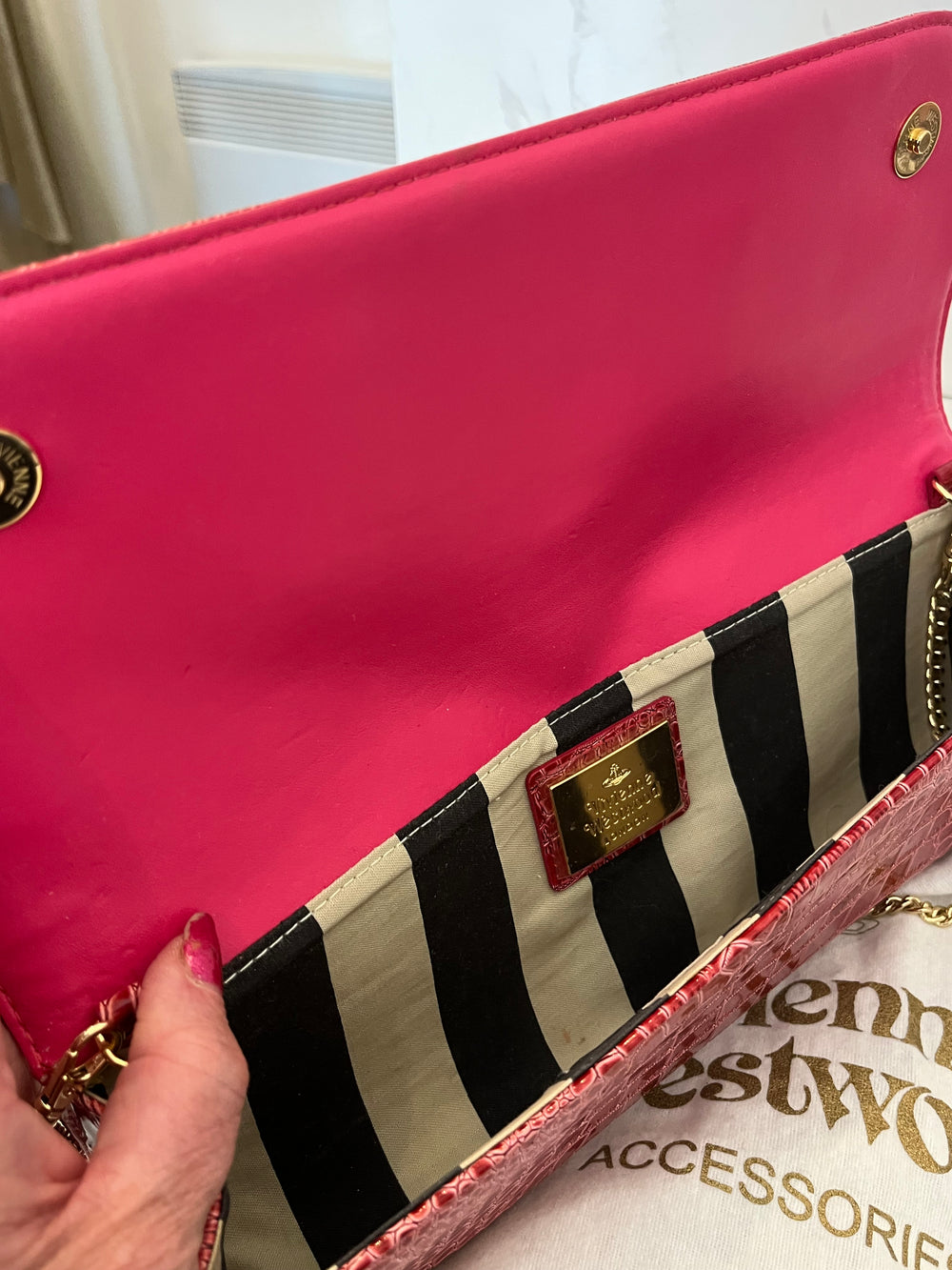 Pre Loved Vivienne Westwood Shoulder or Clutch Bag