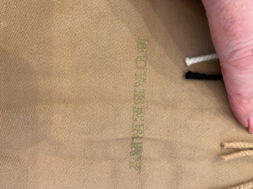 Pre Loved Burberry Cashmere Giant Beige Check Scarf (excellent)