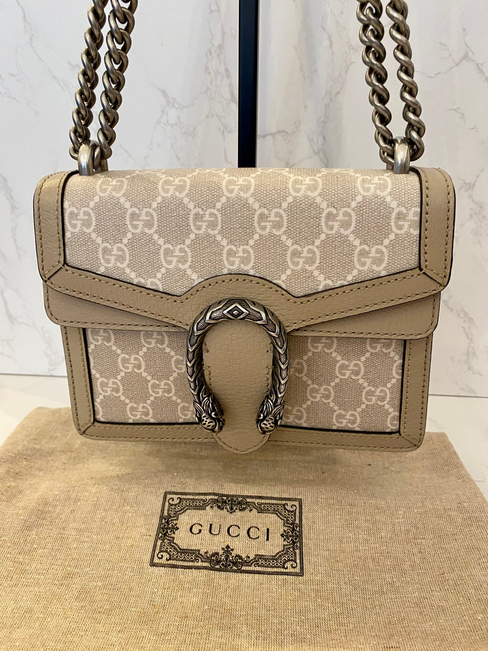 Pre Loved Gucci Dionysus GG Supreme Small Handbag (excellent) REDUCED