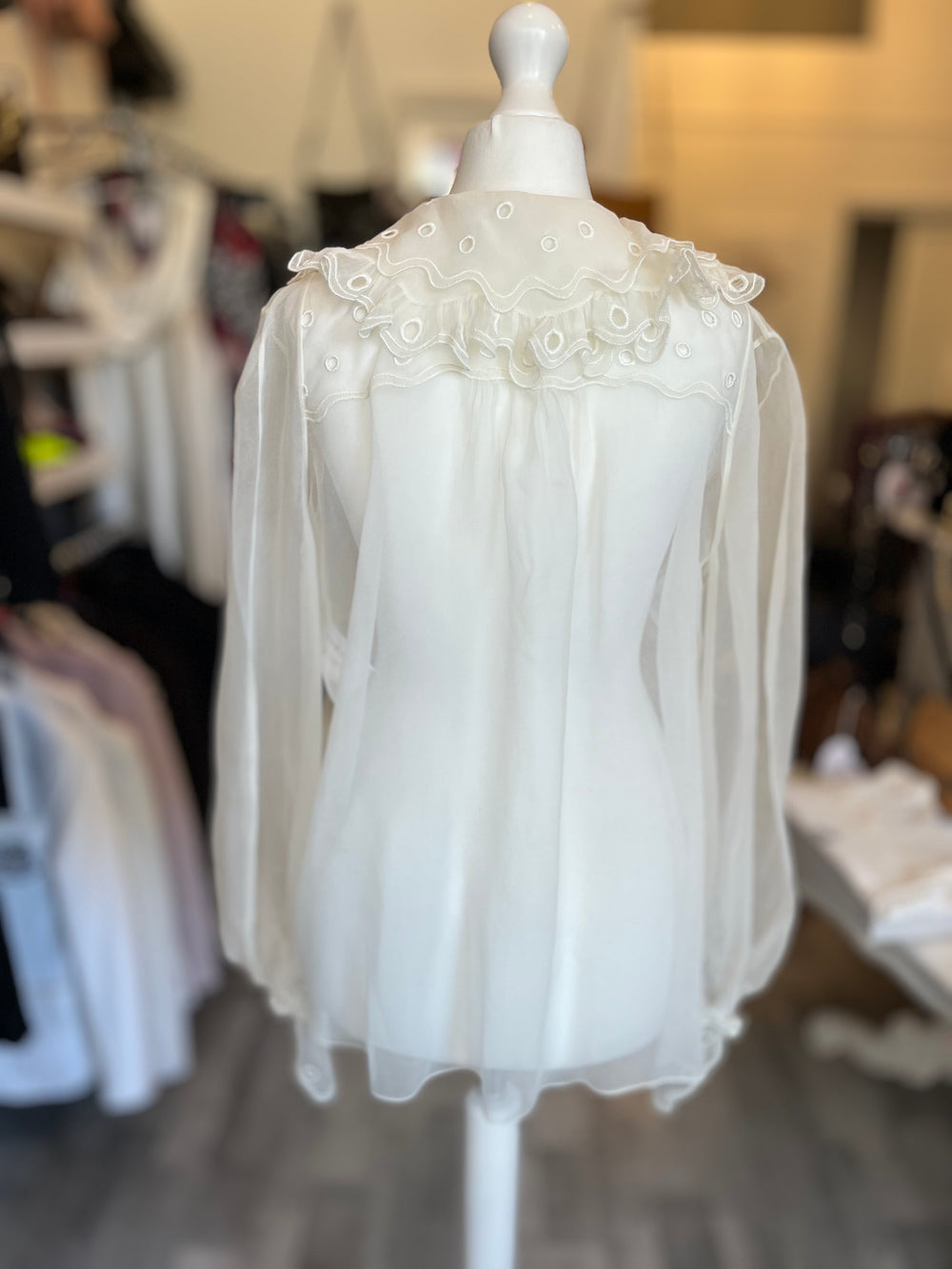 Pre Loved Chloe 100% Silk Floaty Top (excellent)