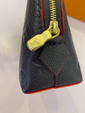 Pre Loved Louis Vuitton Cosmetic Pouch Empreinte Blue