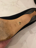 Pre Loved Christian Dior J'Adior Slingback Pumps in Black  UK 5.5