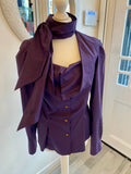 Vivienne Westwood Grape Cotton Top IT46 UK14