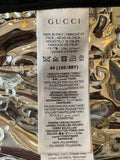 Pre Loved Gucci GG Metallic Bomber Jacket U.K.8 oversized (excellent)