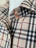 Pre Loved Burberry Short Sleeved Check Shirt Uk 8