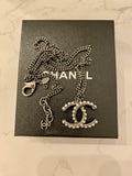 Chanel CC Necklace in Gunmetal