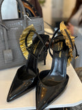 Saint Laurent Edie black heels UK 6.5