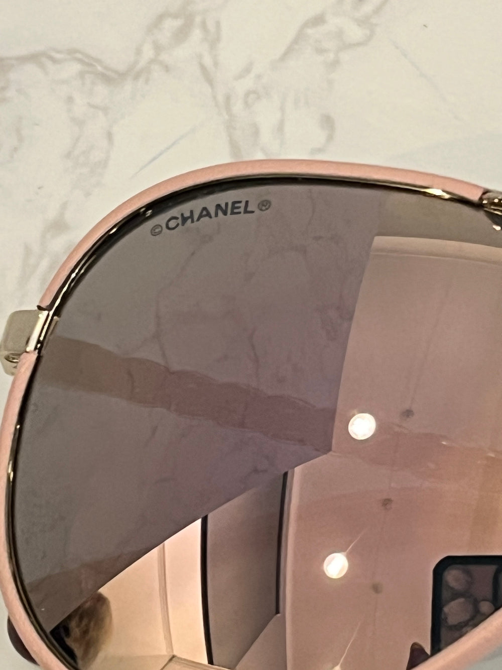 Pre Loved Chanel Mirror Aviator Sunglasses (excellent)**reserved C**