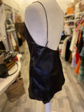 Pre Loved Yves Saint Laurent Black Shimmer Strappy Top fits uk8 (new)