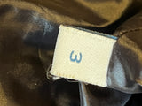 Moncler Grenoble Black Down Jacket With Hood & Fur Cuffs Size 3 fits UK 12-14
